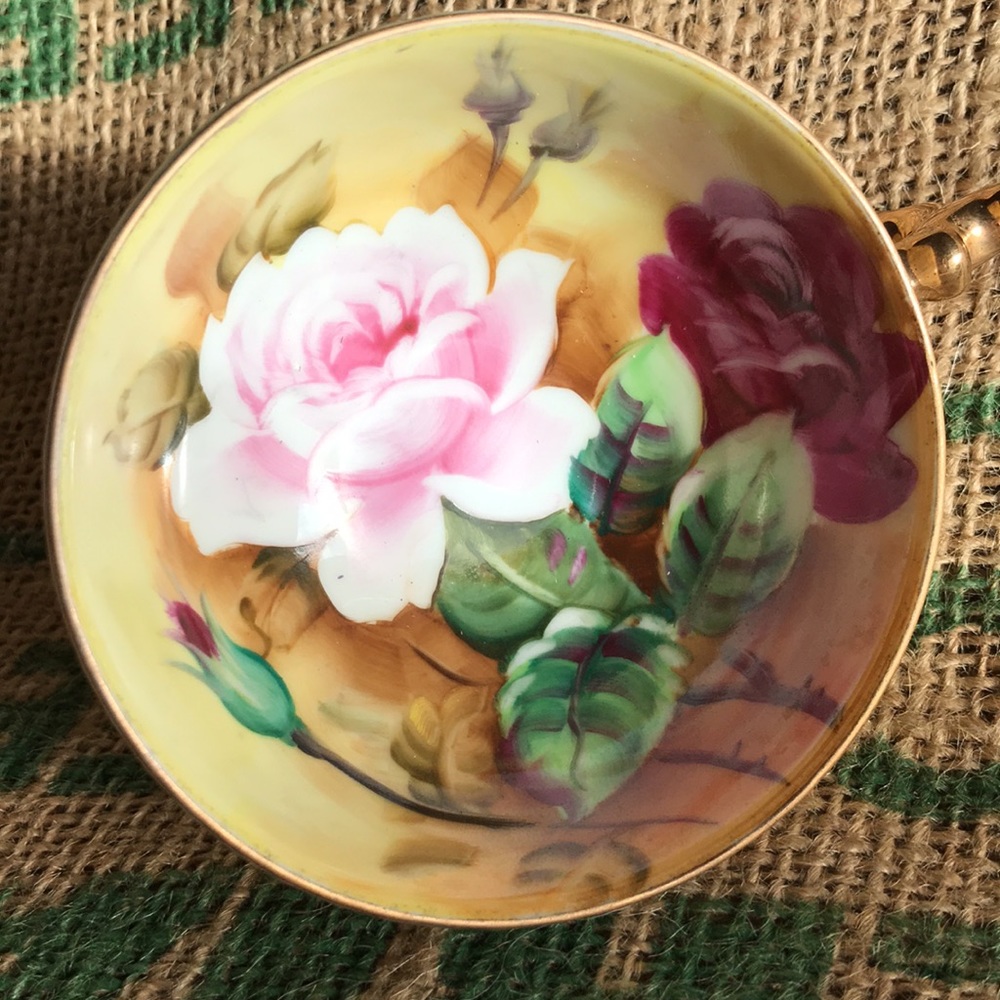 Hand painted Bone China tea cup - Picture 2 of 6